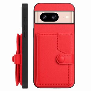 Foxdock Funda Para Google Pixel 8 Con Bloqueo Rfid - Diseño Elegante Con Cierre De Botón