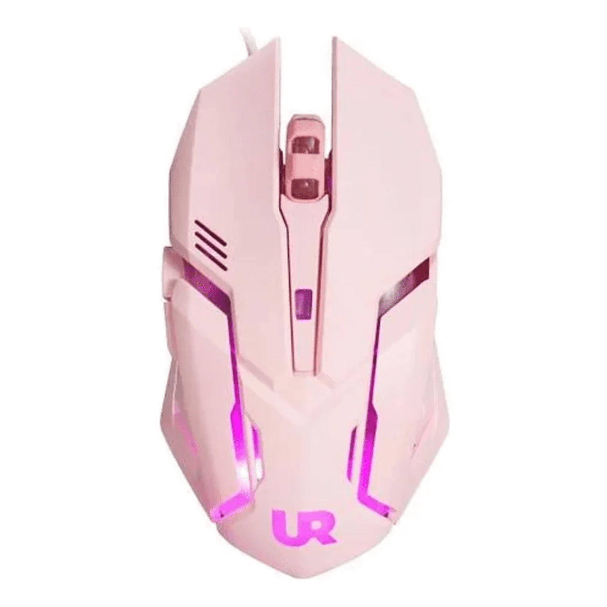 Genérico - Mouse Gamer Pro Urbano Usb Luces Rgb Rosado