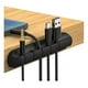 thumbnail image 1 of Organizador De Cables De Silicona De 5 Agujeros Para La Oficina En Casa Fácil De Colocar Negro, 1 of 3