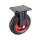 thumbnail image 1 of Ruedas Caster Wheels POWERTEC de 6 pulgadas, placa fija de alta resistencia, paquete de 1 unidad, 1 of 5