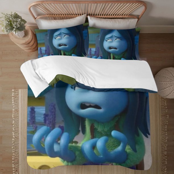 Ruby Gillman Teenage Kraken Soft 3D Printed Duvet Cover Bedding Set with Comforter Cover 3 Piece Set