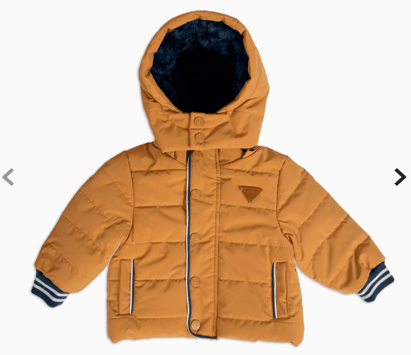 Parka Bebé Niño Mostaza Pillin