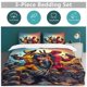 thumbnail image 5 of Deaool Down Duvet Cover Microfiber Bedding Set Lightweight3-Piece SetLightweight and comfortable, 5 of 5