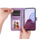 thumbnail image 5 of Funda tipo cartera FOXDOCK para OPPO A96 5G , diseño girasol en relieve, cuero PU, cierre magnético, soporte y tarjetero, 5 of 5
