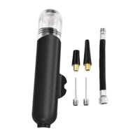 Ioensy - Mini Bomba Para Bicicleta, Inflado Compacto Y Preciso Para Globos De Fútbol, Color Negro