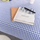 thumbnail image 2 of Mantel rectangular cuadros lino 140x220 azul, 2 of 3