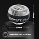 thumbnail image 5 of Ejercitador de antebrazos Wrist Trainer JIN BD Gyro Ball con arranque automático, 5 of 8