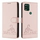 thumbnail image 5 of Funda tipo cartera FOXDOCK para Motorola MOTO G STYLUS 5G 2021 con soporte, ranuras, RFID, diseño de gato, 5 of 5