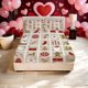 thumbnail image 1 of Christmas Calendar Illustration Printed Fitted Sheet and Pillowcase Set Bedding Set | 1 Fitted Sheet + 2 Pillowcases (No Pillow Inserts) | Full/Double/Queen/Kin, 1 of 1