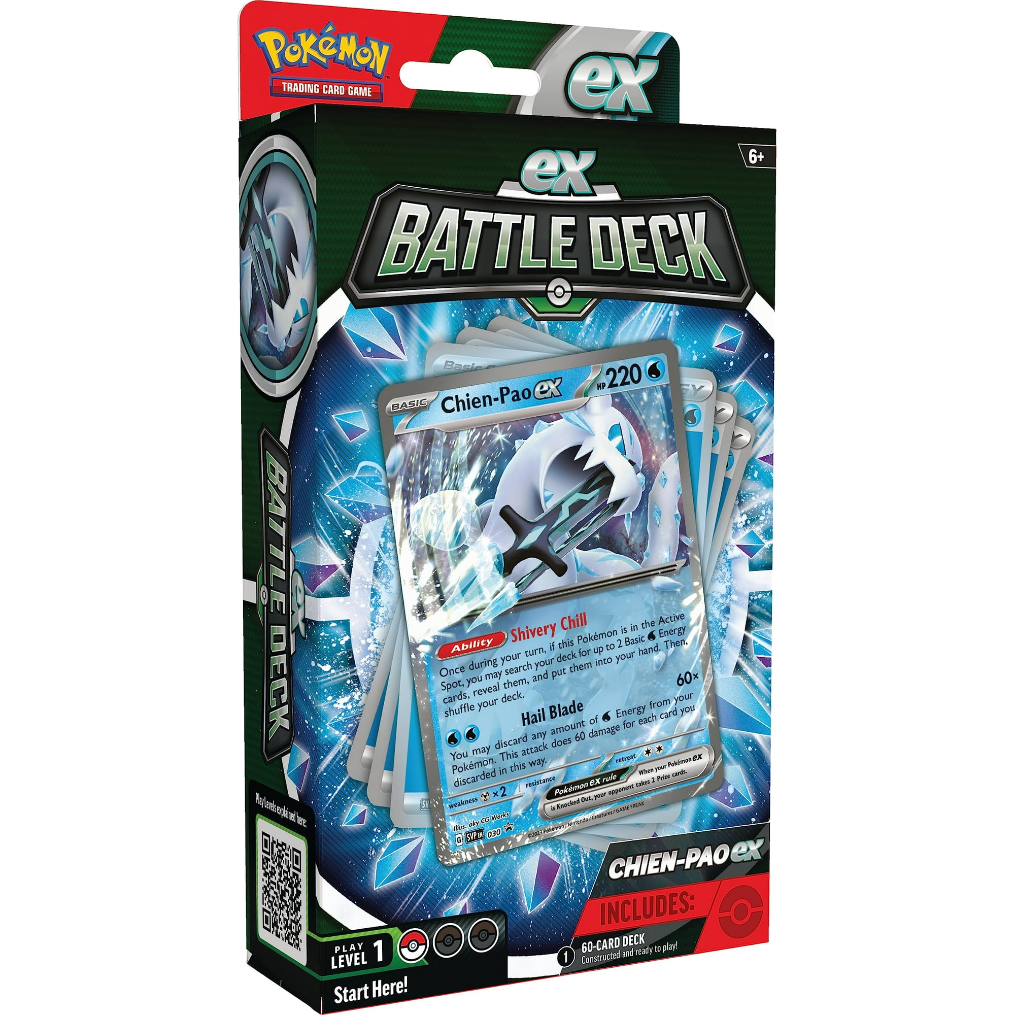Pokémon - Juego De Cartas Coleccionables Battle Deck Pokemon Chien-pao Ex