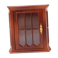 Bothyi - Estantería Escena De La Vida En El Hogar 1:12 Suministros Para Casa De Muñecas Gabinete Para Colgar En La Pared Decoración Estilo B