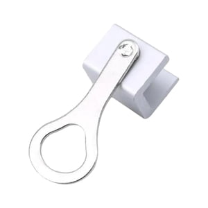 Magideal - Cerraduras De Puertas Corredizas, Tope De Marco Deslizante, Aleación De Aluminio, Sin Perforación, Cuña De Tope De Ventana Para Cerradura De Protecció