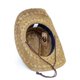 thumbnail image 4 of Sombrero vaquero de paja Old Stone para hombre y mujer, unisex, de verano e invierno, de ala ancha, estilo western de Dallas para safari, pesca, playa, golf y senderismo, uso متعدد, color marrón Jess, 4 of 6