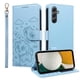 thumbnail image 1 of Funda Cartera para Samsung Galaxy A34 5G Perro Cachorro Grabado con Tarjetas Soporte Correa Azul, 1 of 6
