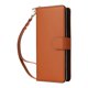 thumbnail image 3 of Funda Cartera con Cremallera y Correa para Samsung Galaxy S26 Ultra 5G Soporte y Tarjetero Marrón, 3 of 6