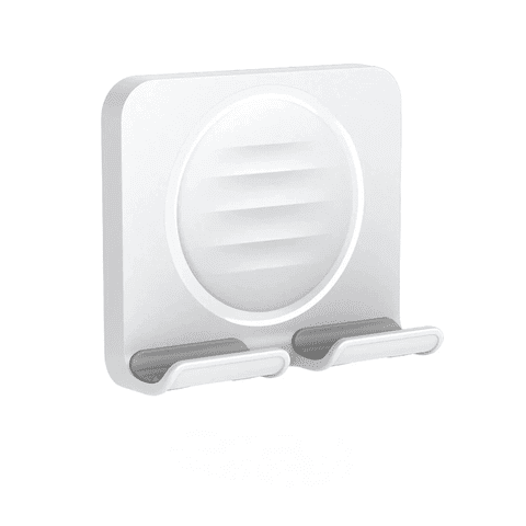 Genérico - Soporte Para Teléfono En La Ducha, Soporte De Pared Extraíble Para Teléfono Móvil, Soporte Ajustable Para Tableta Soporte Para Teléfono Móvil-Blanco