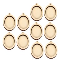 Bothyi - 10X Mini Marco De Exhibición De Aros De Bordado Para Decoración De Festivales Colgantes Diy Oval