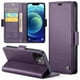 thumbnail image 1 of CaseMe tipo cartera iPhone 12/12 Pro con cierre magnético, RFID, tarjetero, soporte, carga inalámbrica, 1 of 5