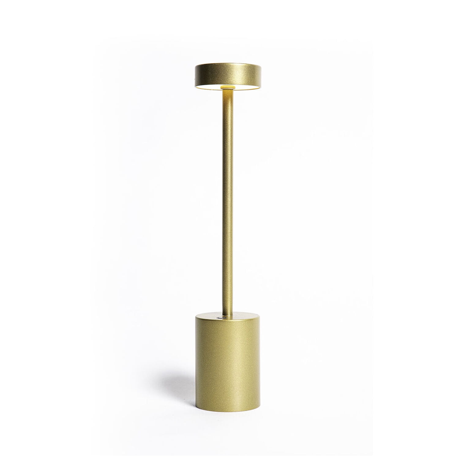 Hb Led - Lampara De Mesa Recargable/ Touch Minimalista Led Dimeable Dorado