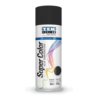 Tekbond - Pintura Acrilica Aerosol 350Ml Alta Temperatura Negro Mate