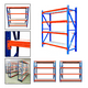 thumbnail image 1 of Pack 2 Estante Metálico Rack 200x200x60cm Sin Pernos 800kg, 1 of 6