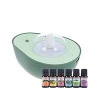 Disparo - Pack Humidificador Forma De Palta + 6 Esencias Aromaticas