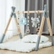 thumbnail image 1 of Baby Play Gym Avrsol de madera plegable con 6 juguetes, 1 of 7
