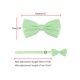 thumbnail image 4 of INSPIRE CHIC Pajaritas Preanudadas de Lunares para Hombre para Bodas y Fiestas Verde Claro Talla Única, 4 of 5