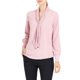 thumbnail image 5 of INSPIRE CHIC Blusas de Mujer de Manga Larga Chiffon Plisado con Lazo en el Cuello Camisa de Oficina Talla L Rosa, 5 of 8
