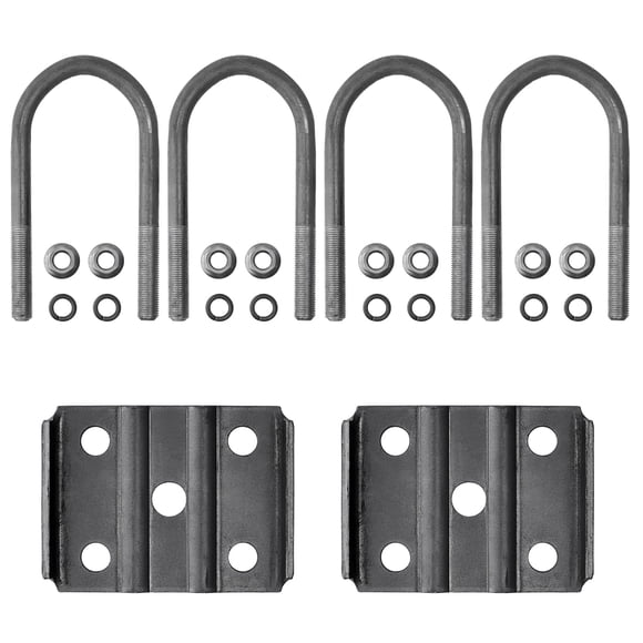 Tornillos en U SPARKWHIZ 14 cm 3500 lb Eje 2‑3/8" Diámetro 1/2"