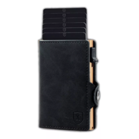 Genérico - Billetera Y Tarjetero Xclusive Chile Color Dorado