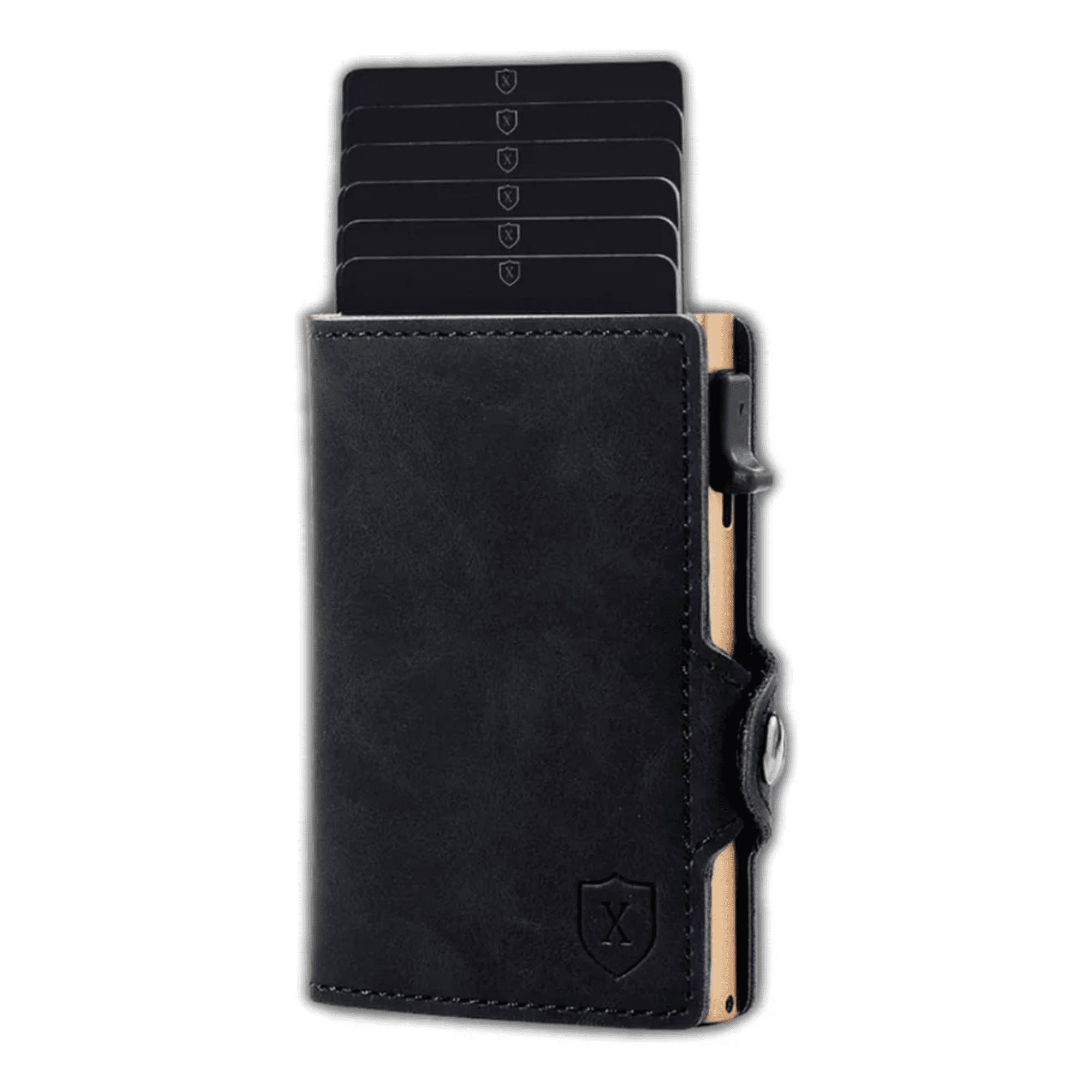 Genérico - Billetera Y Tarjetero Xclusive Chile Color Dorado