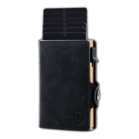 Genérico - Billetera Y Tarjetero Xclusive Chile Color Dorado