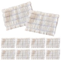 Ioensy - 100 Uds. Diademas Desechables Para Spa, Diadema Elástica Transpirable Para El Cuidado De La Piel, Color Blanco