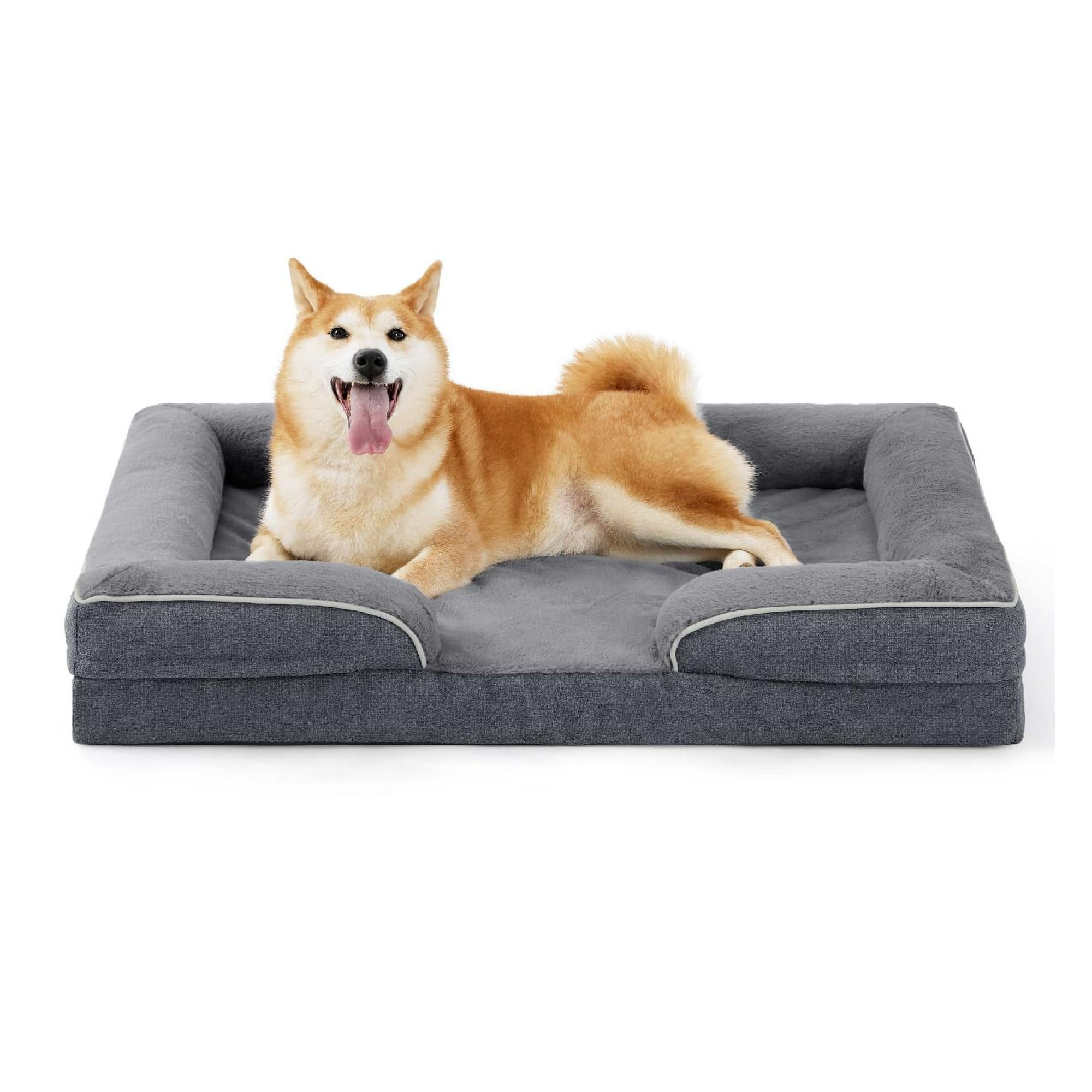 Made 4 Pets - Cama Ortopédica Para Perros, Hecha Para 4 Mascotas, Para Perros Grandes, Con Funda Extraíble