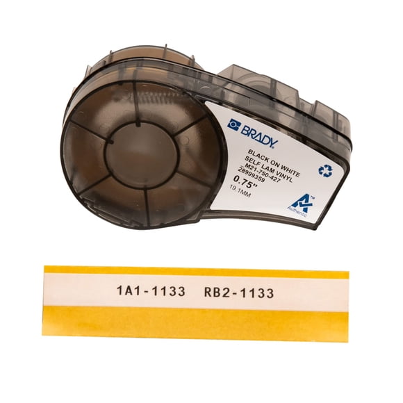 Envoltura de alambre Brady Authentic (M21-750-427) autolaminable