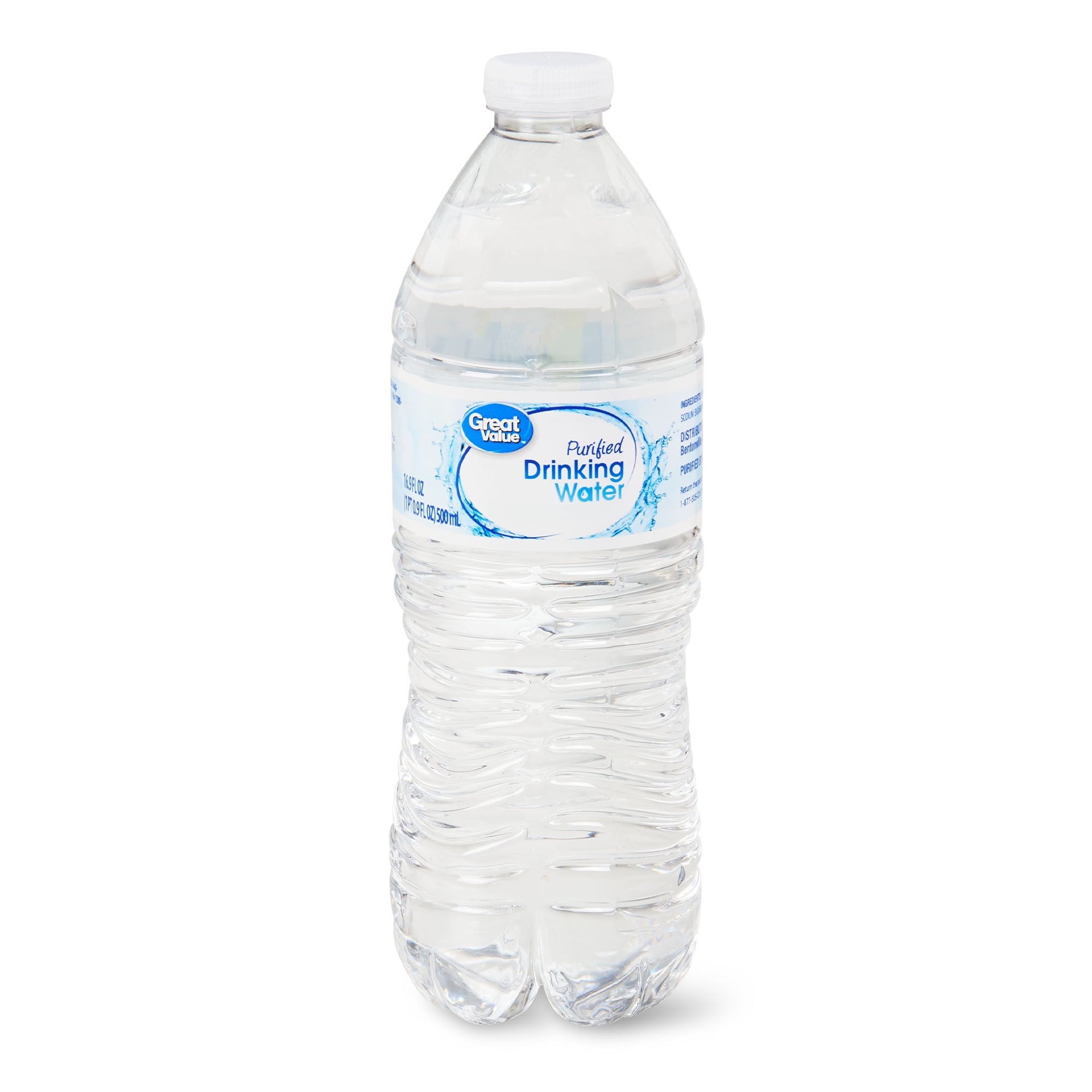 Agua Purificada Sin Gas Botella 500 ml Great Value
