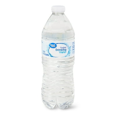 Agua Purificada Sin Gas Botella 500 Ml Great Value