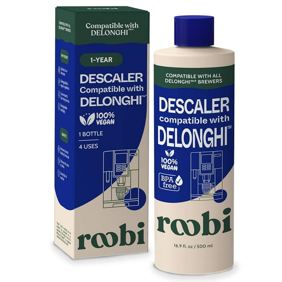 Solución desincrustante: cafetera compatible con Roobi DeLonghi