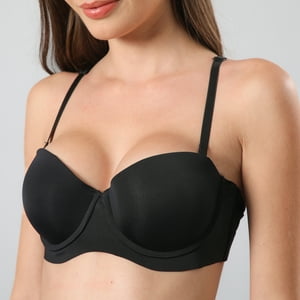 Sosten Sin Bretel Copa Preformada Flores Mujer 7382-2