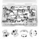 thumbnail image 1 of Cerraduras de metal Ceryvop con cierre de alfiler, 30 unidades, con funda, 1 of 7