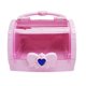 thumbnail image 3 of Caja De Almacenamiento Con Asa, Estuche De Almacenamiento De Accesorios Para El Cabello Para Papelería, Herramientas De Escritorio, Color Rosa, 3 of 5