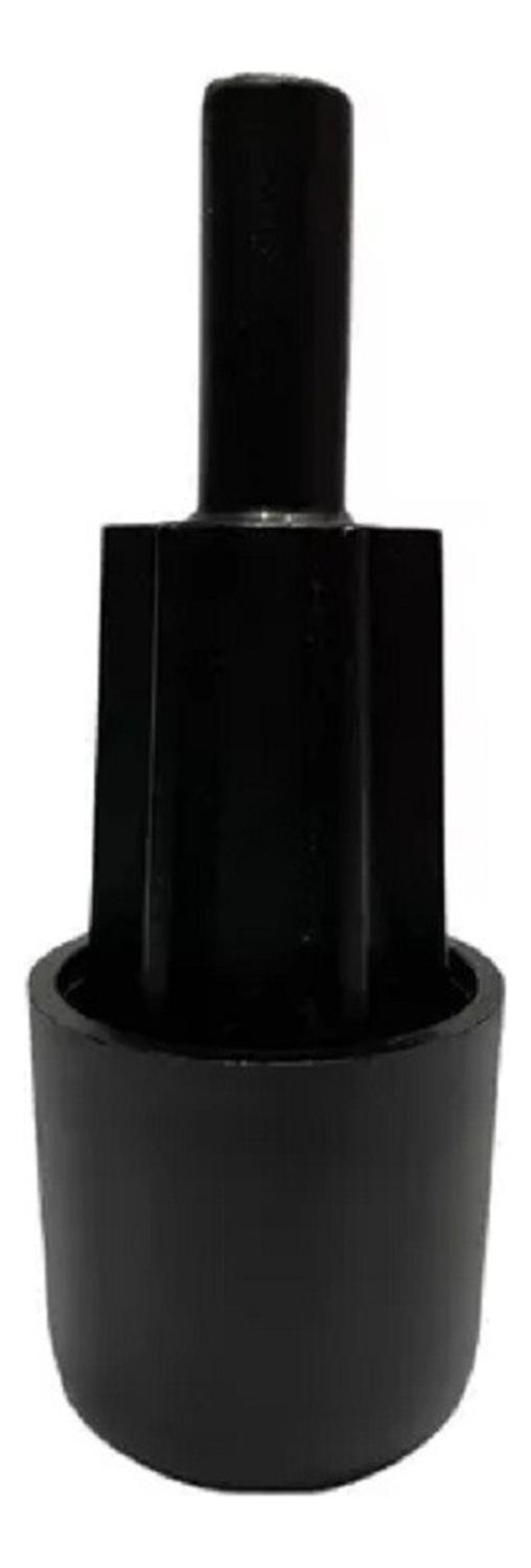 Pata Plástica Central Para Base De Cama Rosen/Cic Negro