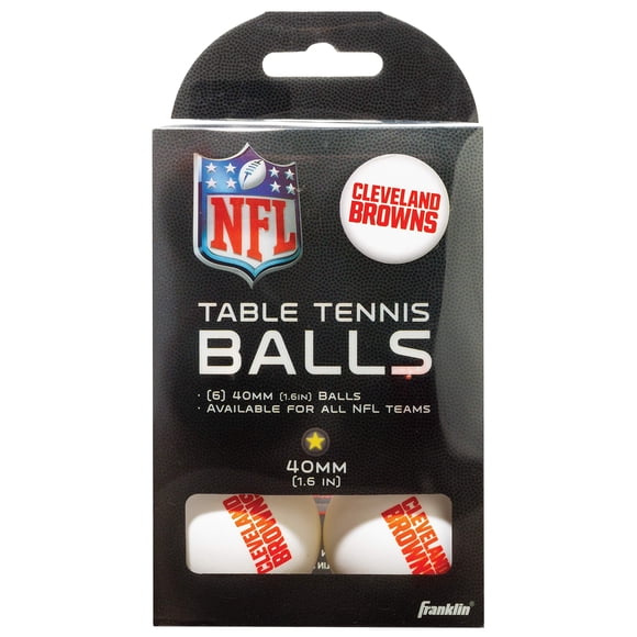 Pelotas de tenis de mesa Franklin Sports Cleveland Browns NFL