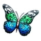 thumbnail image 5 of Escultura creativa de mariposa para pared, decoración artística, figurita de adorno de Metal, obra de arte colgante coleccionable para ventana, , Azul verde, 5 of 5