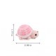 thumbnail image 2 of Figura de juguete caiyjhao 2 piezas Tortuga de crochet rosa, 2 of 5