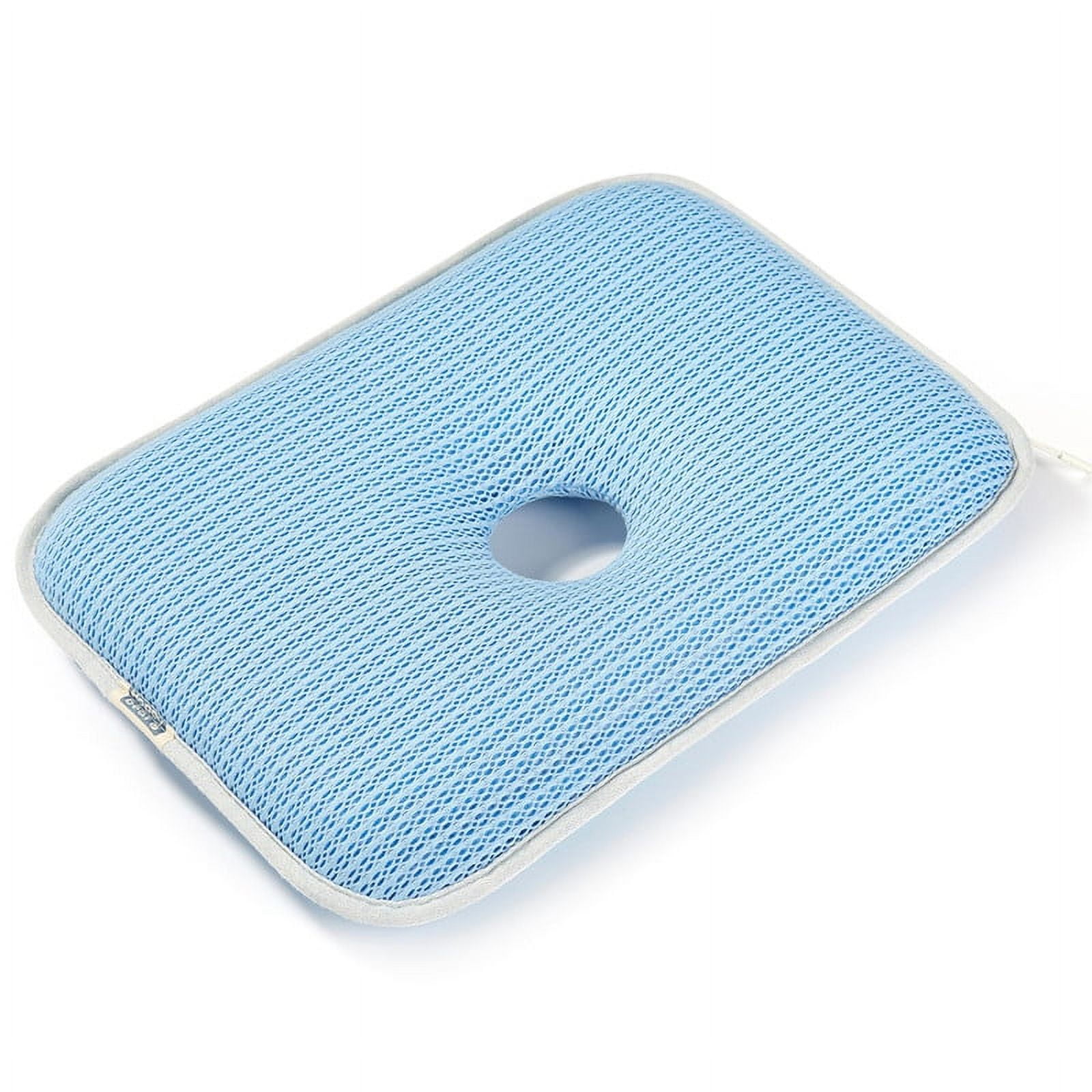 Babyluna - Almohada Para Bebés Anti-plagiocefalia Cojín Cabeza Azul