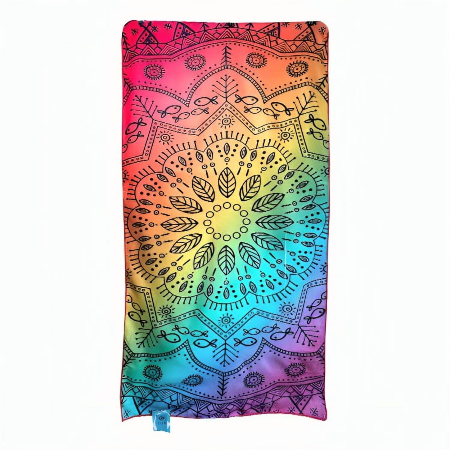 Zahr - Toalla De Playa Microfibra Estampada Hippie