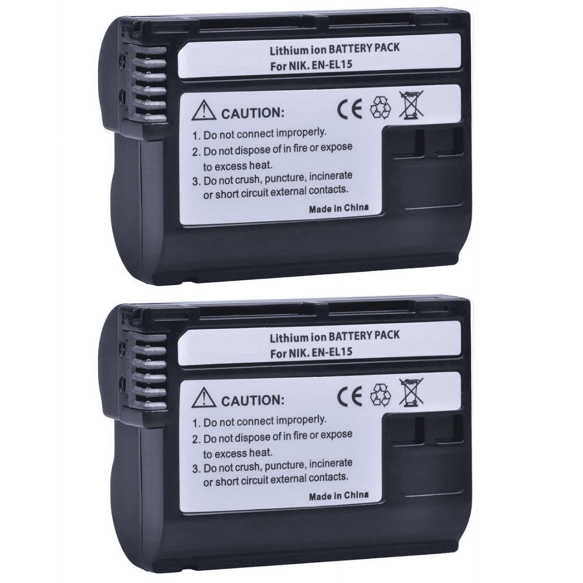 Genérico - 2 Baterías En-el15 Nikon Alternativa