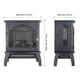 thumbnail image 3 of 18 inch 3D Flame Electric Infrared Quartz Fireplace Stove with remote control, 3 of 3